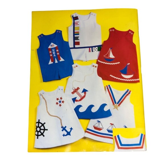 Martha Pullen Pattern Applique Marthas Favorites Romper Child Sewing 1991 - Picture 2 of 9